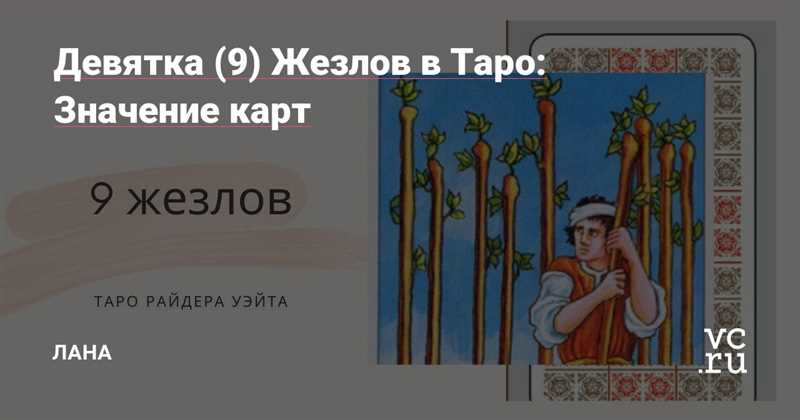 9 Жезлов (карта Таро): значение Девятки Жезлов